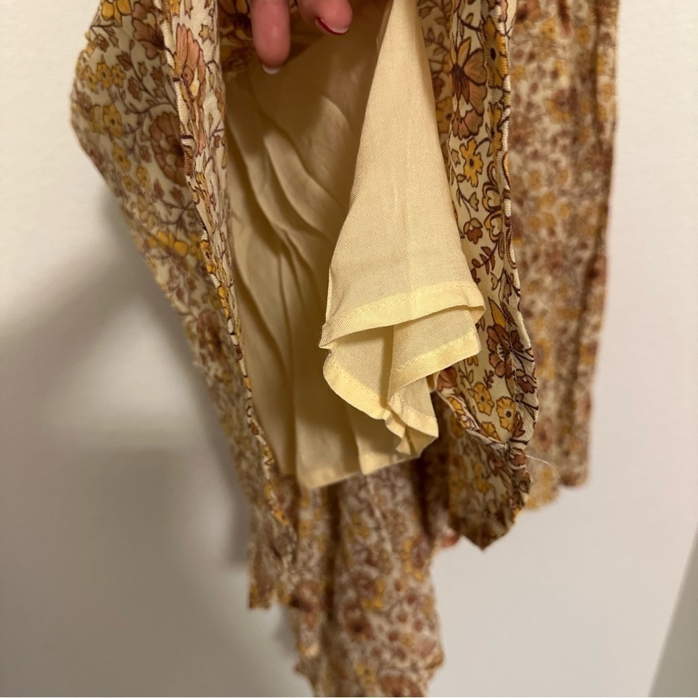 SPELL & The Gypsy Sundown Floral Maxi Skirt Elastic Waist Size Small Women’s - Picture 7 of 10
